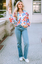 Load image into Gallery viewer, Collared Lantern Sleeve Blouse