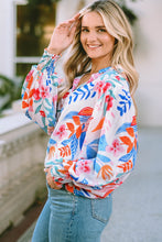 Load image into Gallery viewer, Collared Lantern Sleeve Blouse