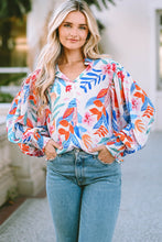 Load image into Gallery viewer, Collared Lantern Sleeve Blouse
