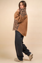 Load image into Gallery viewer, VERY J Fuzzy Leopard Button Down Long Sleeve Jacket
