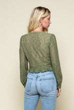 Load image into Gallery viewer, Long sleeve Lace Top
