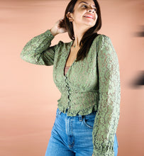 Load image into Gallery viewer, Long sleeve Lace Top
