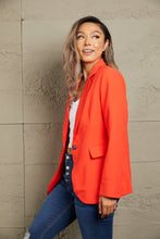 Load image into Gallery viewer, Double Take One-Button Padded-Shoulder Blazer
