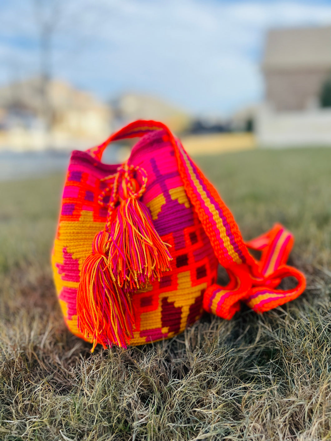 Colombian wayuu mochila bag ( small)