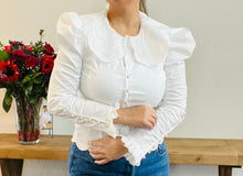 Load image into Gallery viewer, Embroidery Collar Top
