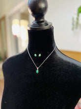 Load image into Gallery viewer, Green Leaf Necklace Set
